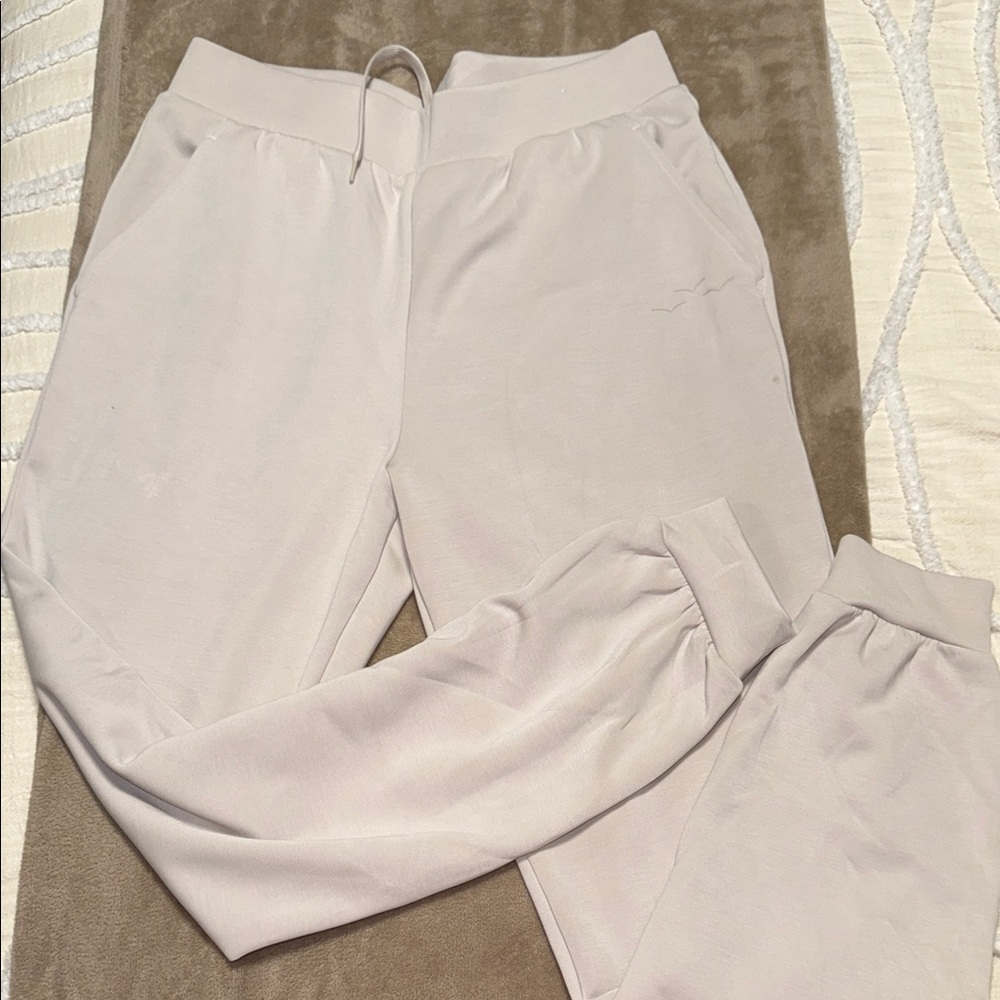 Women's Cream Track Pants